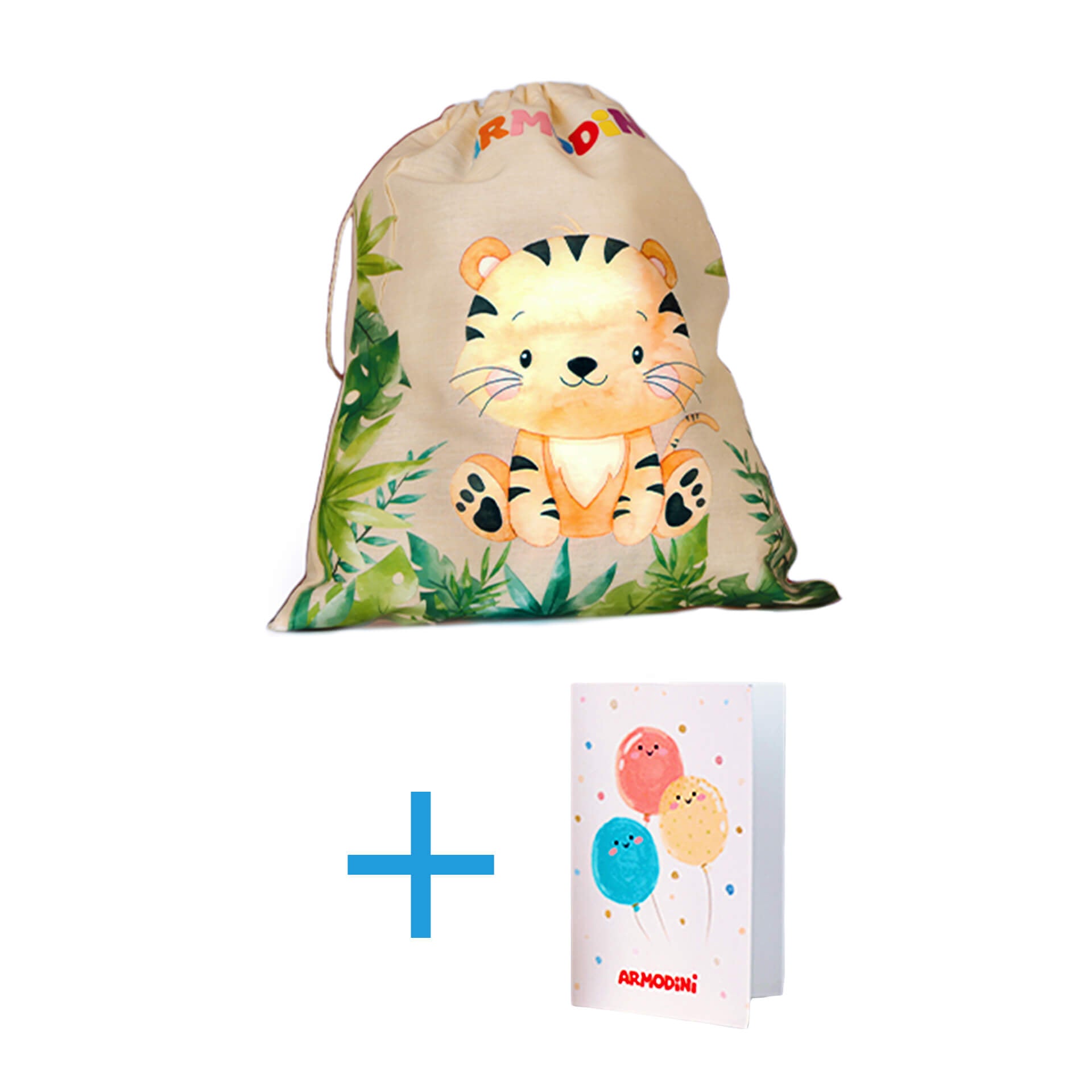 Подаръчна торбичка и картичка