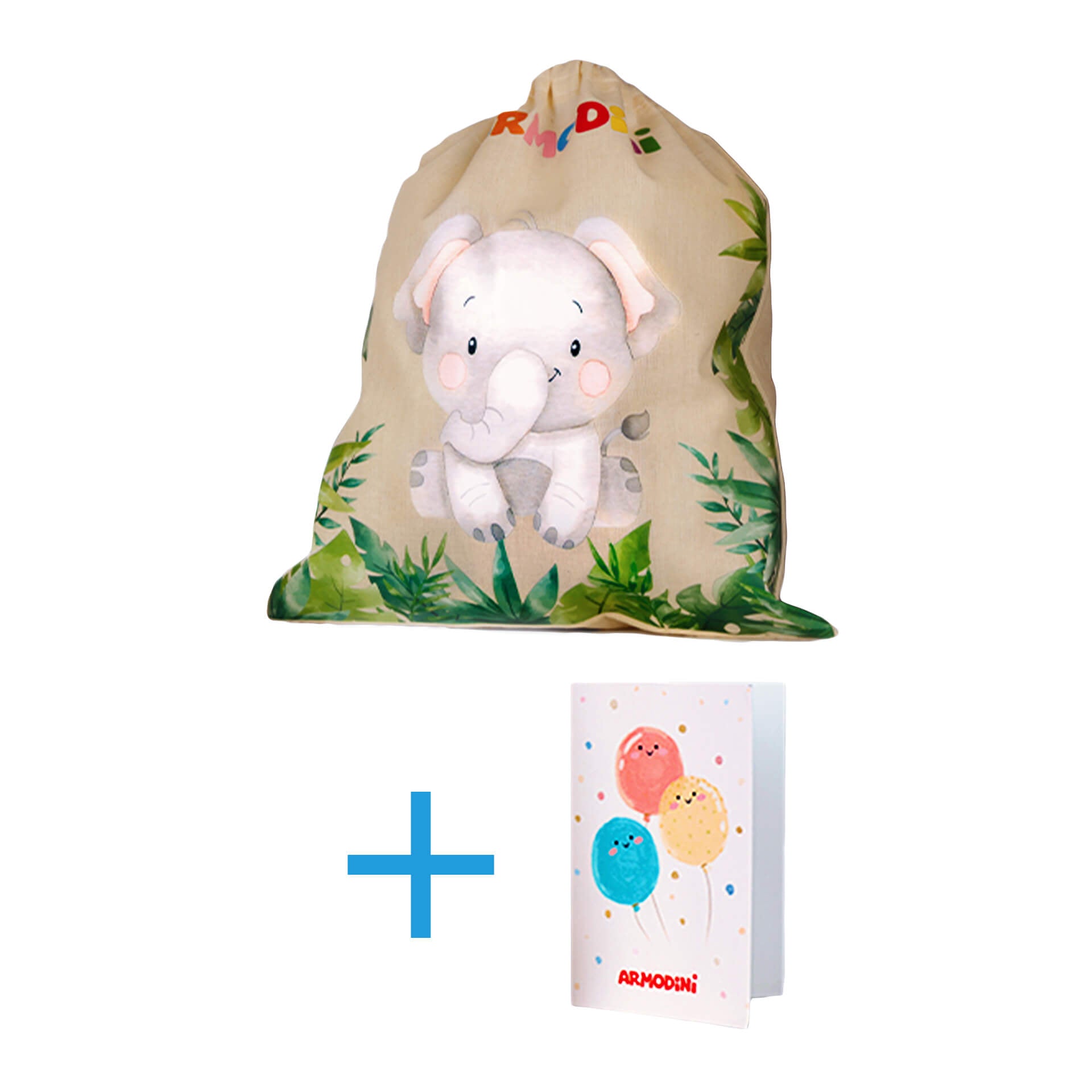 Подаръчна торбичка и картичка