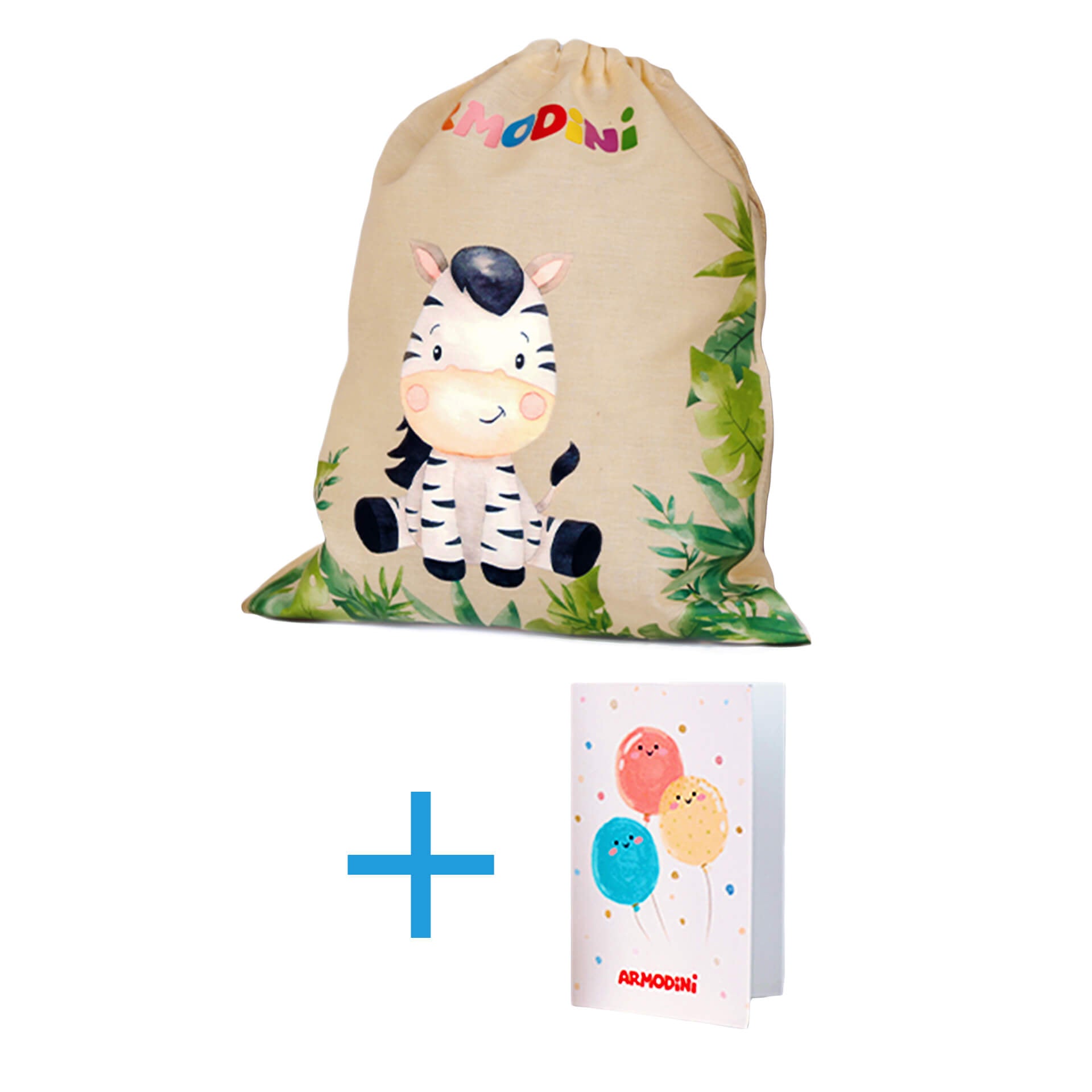 Подаръчна торбичка и картичка